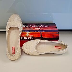 New Sketchers on-the-go slip.on shoes